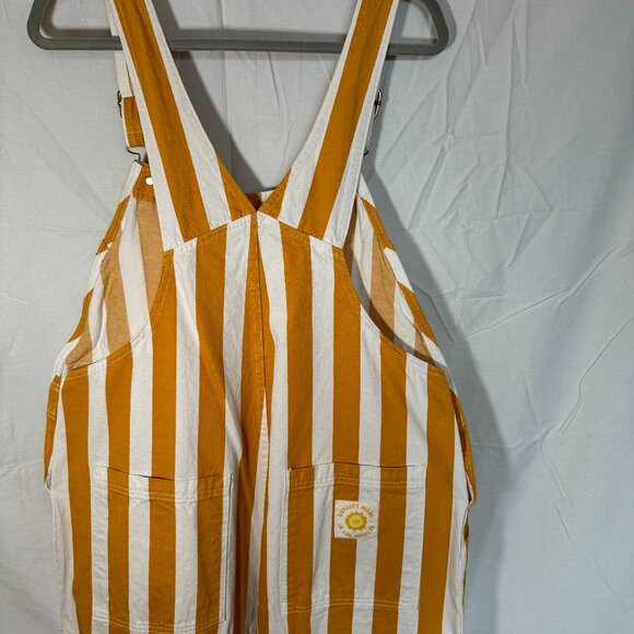 Big Bud Press Original Overalls in Yellow Stripe Size XXL - Picture 4 of 9